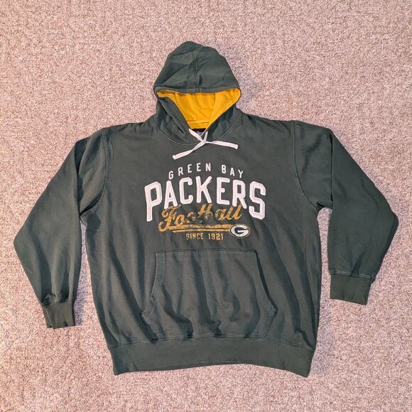 Green Bay Packers NFL Hoodie, Men's 3XL - Picture 2 of 6
